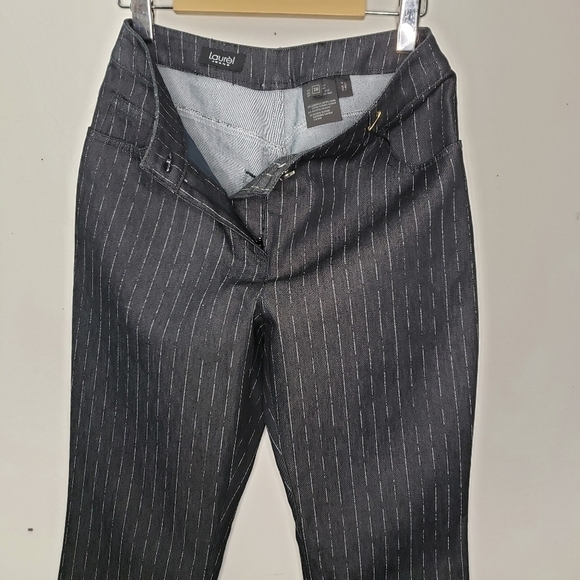 Laurel Jeans Pine Strip Wideleg Women Pant Size S/M - Picture 7 of 13